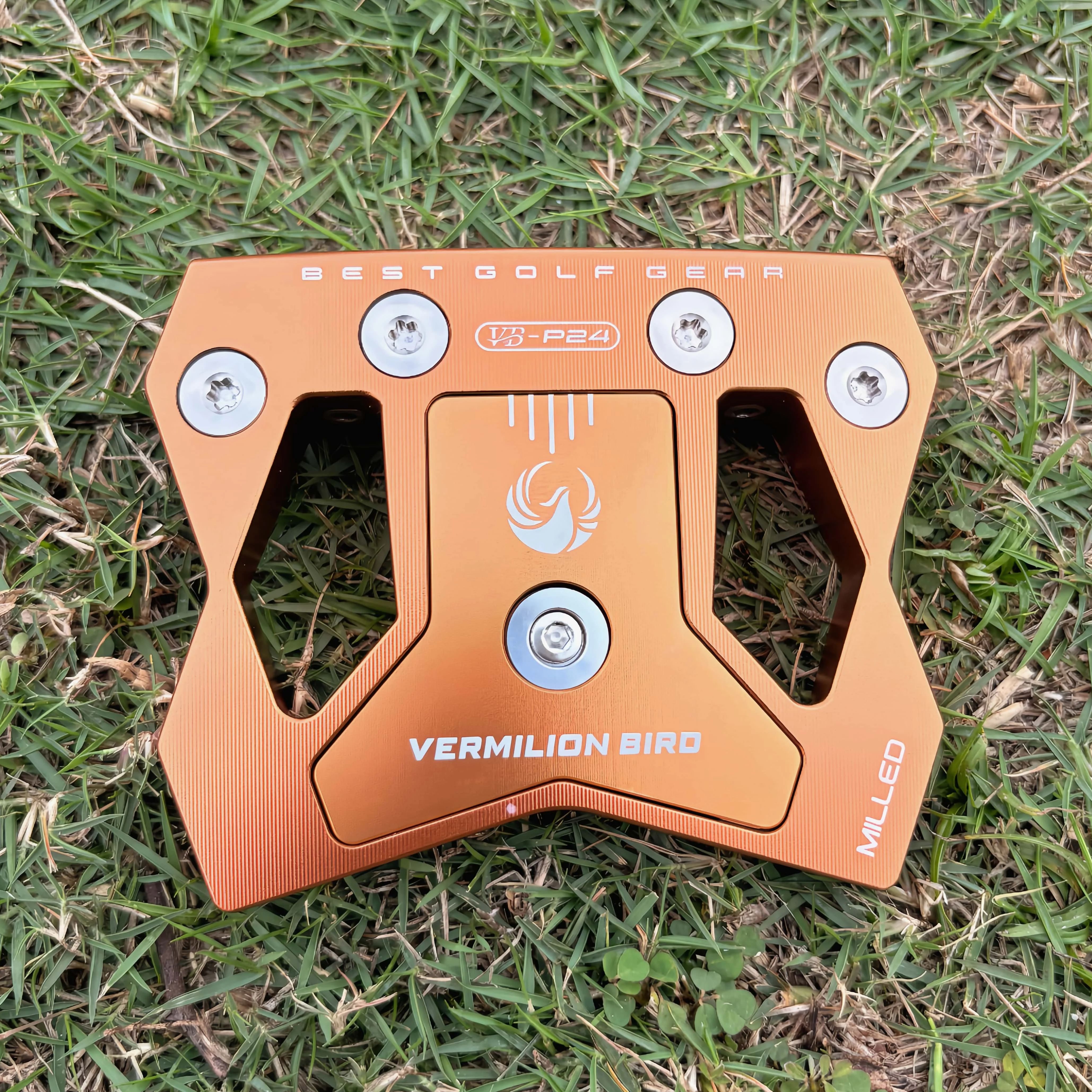 Putter Mallet Blade - Vermilion Bird P24 CNC Milled Aluminum