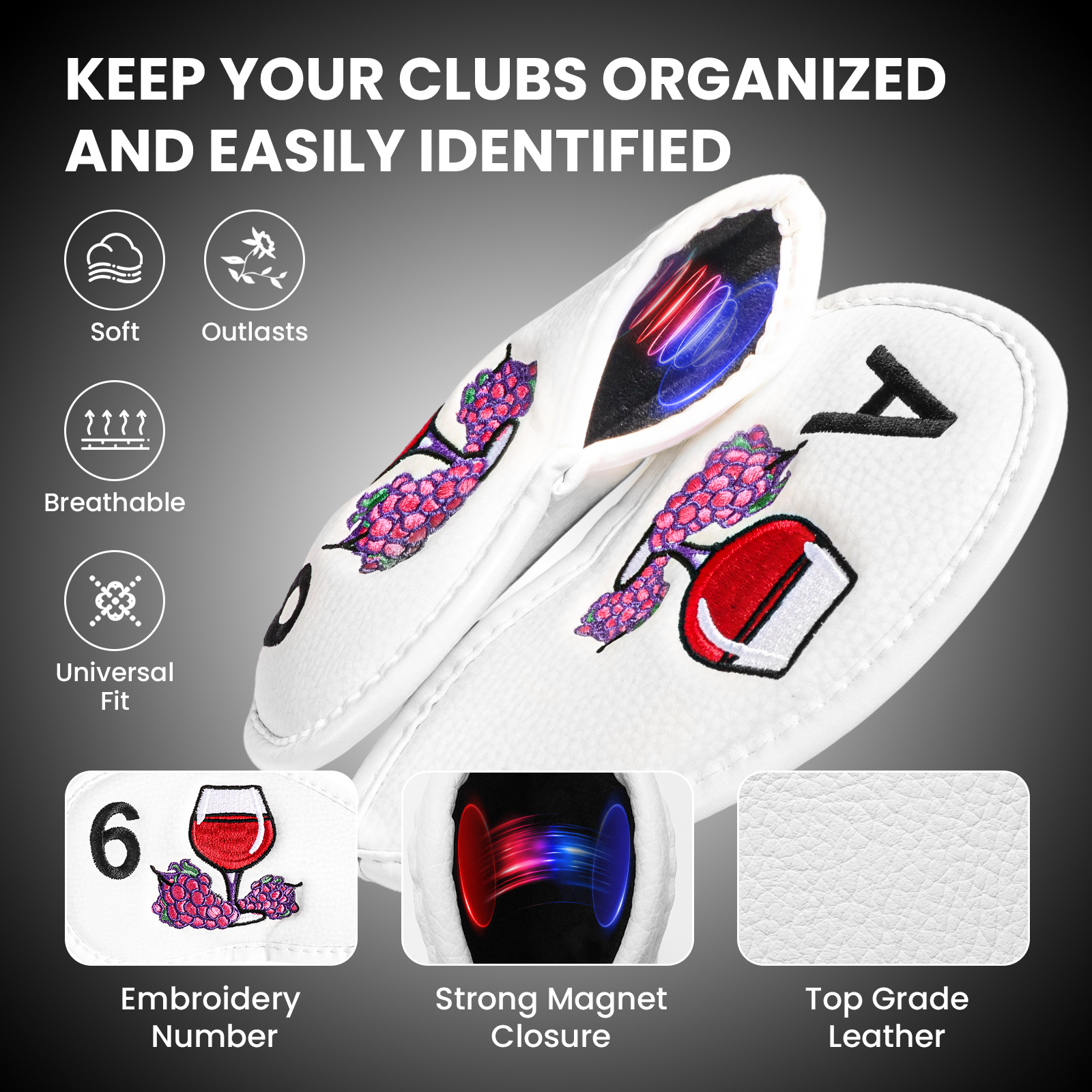 Magnetic Golf Club Head Covers - Golf Equipment Rack 리뷰 및 가격