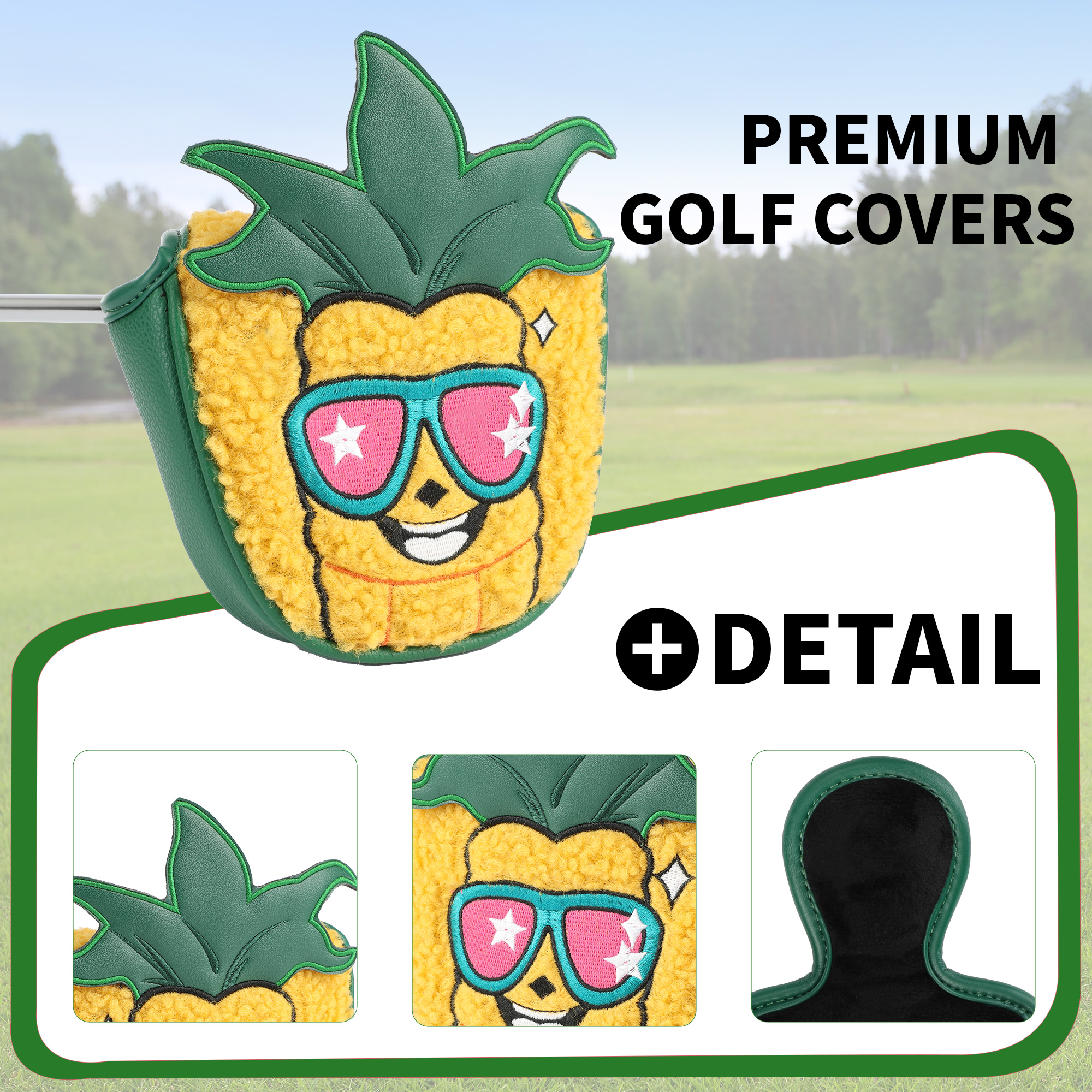 1pc Golf Putter Headcover Dura - Putter Mallet Blade 리뷰 및 가격