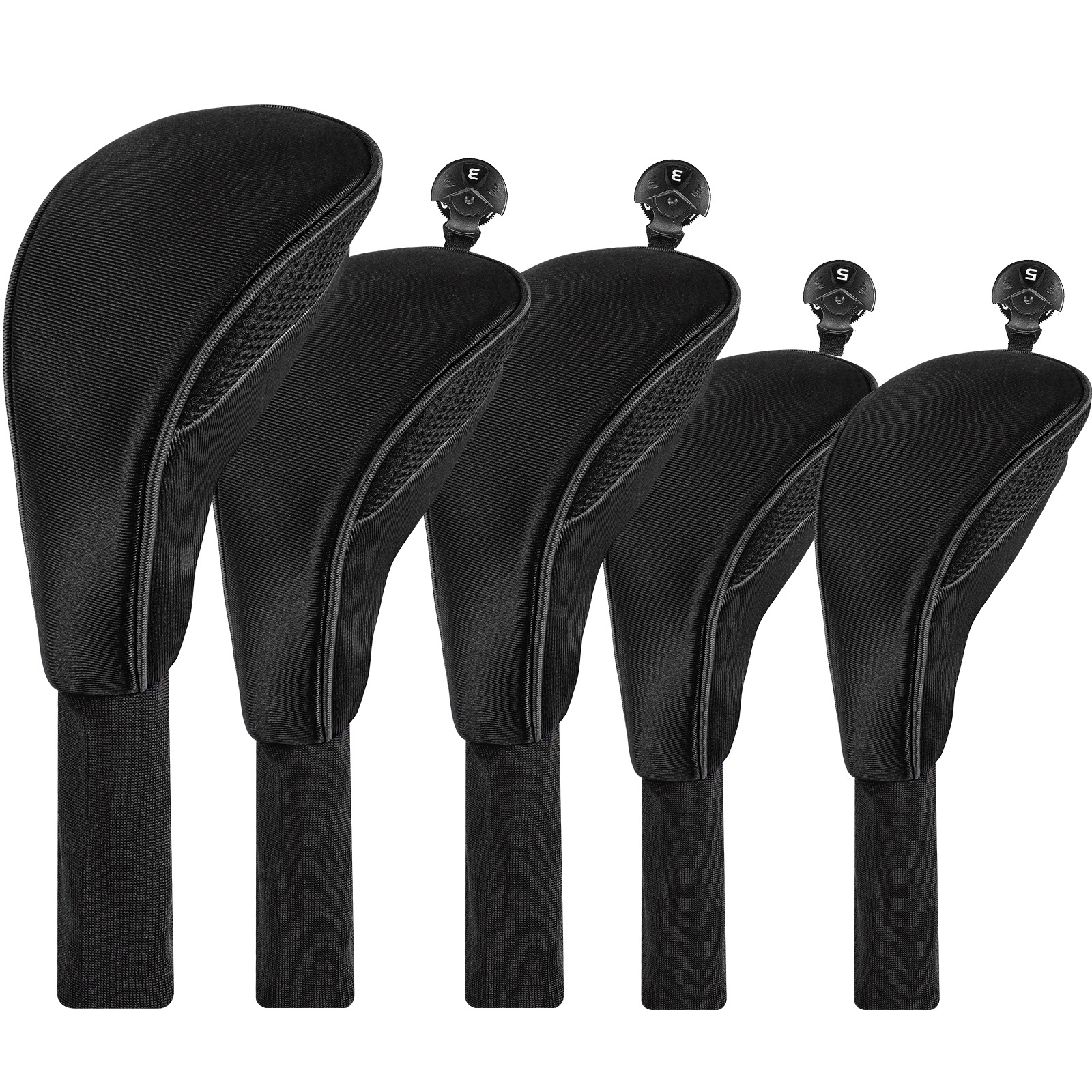 5pcs Golf Club Head Covers for - Golf Equipment Rack 리뷰 및 가격
