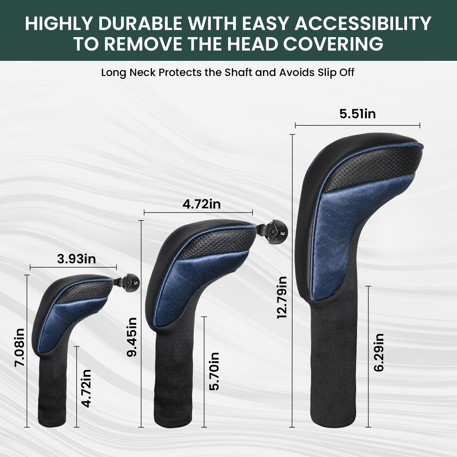 5pcs Golf Club Head Covers for - Golf Equipment Rack 리뷰 및 가격