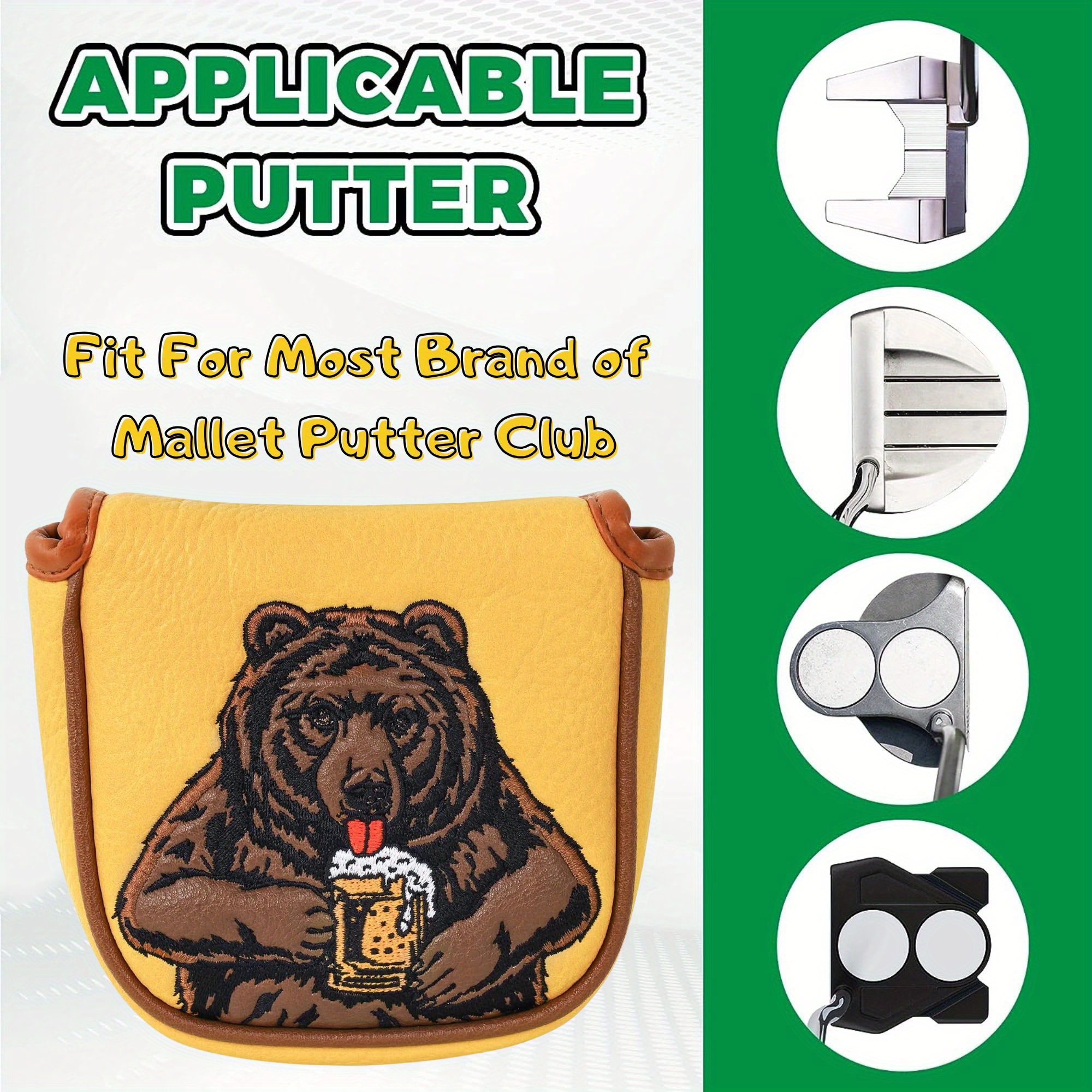 Golf Club Head Cover Golf Head - Golf Equipment Rack 리뷰 및 가격