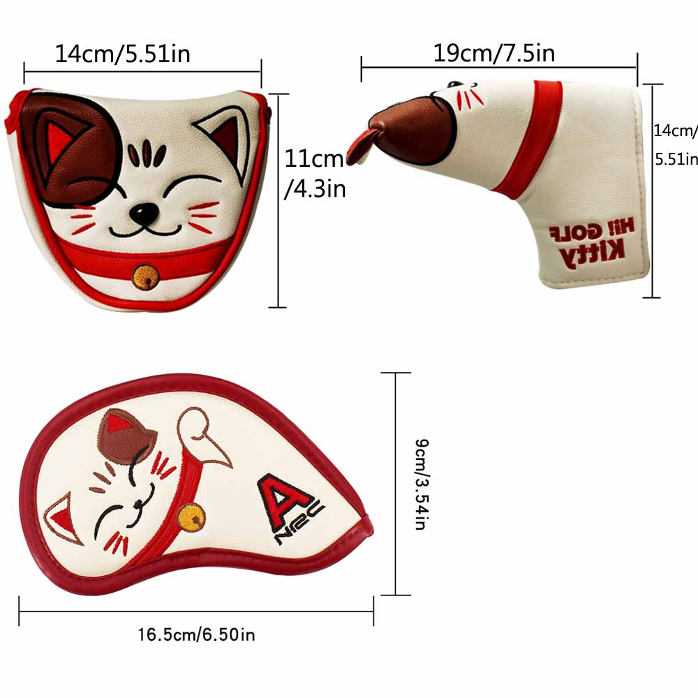Golf Headcovers 1 3 5 UT Golf  - Putter Mallet Blade 리뷰 및 가격