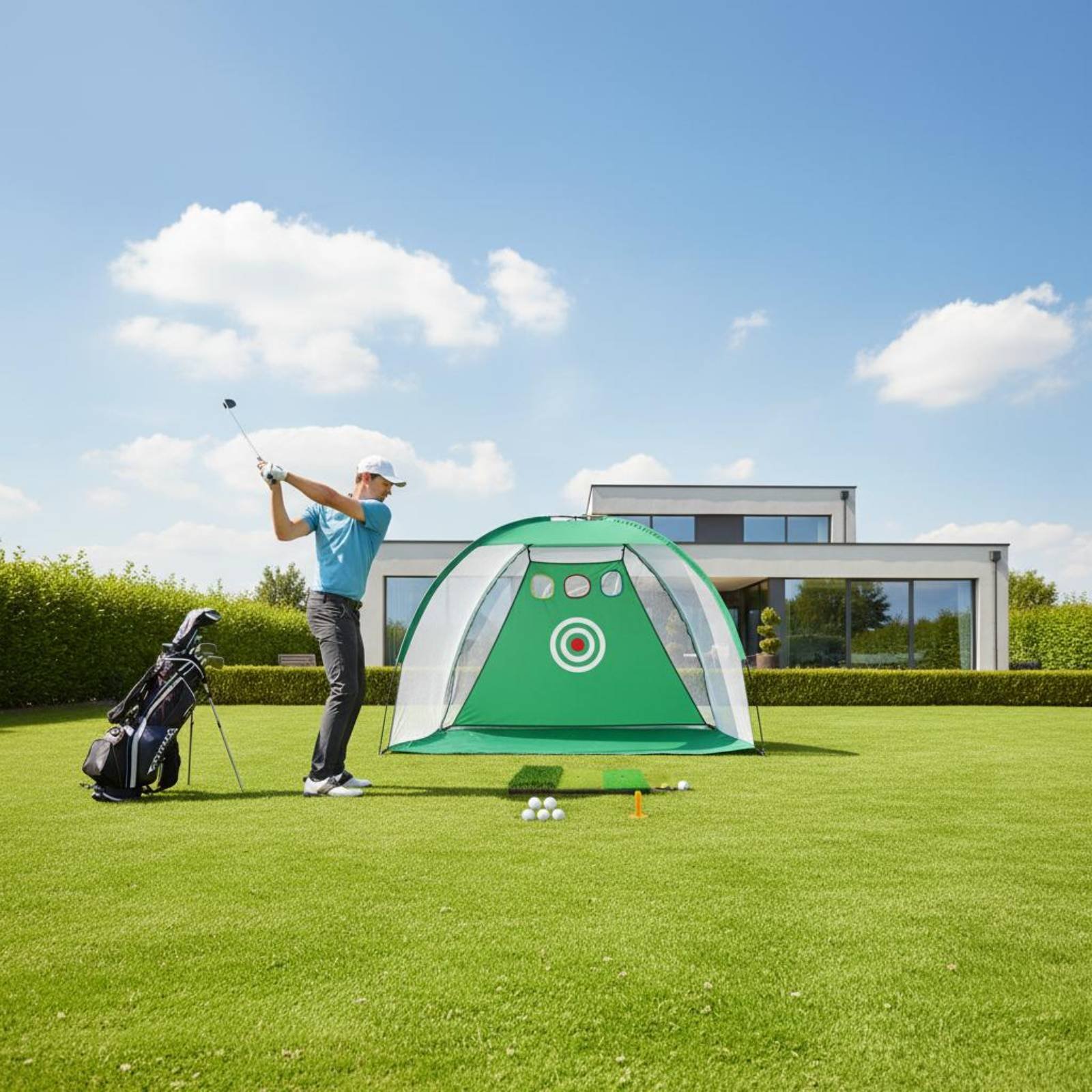 Golf Hitting Net Portable Golf - Golf Equipment Beginners 리뷰 및 가격