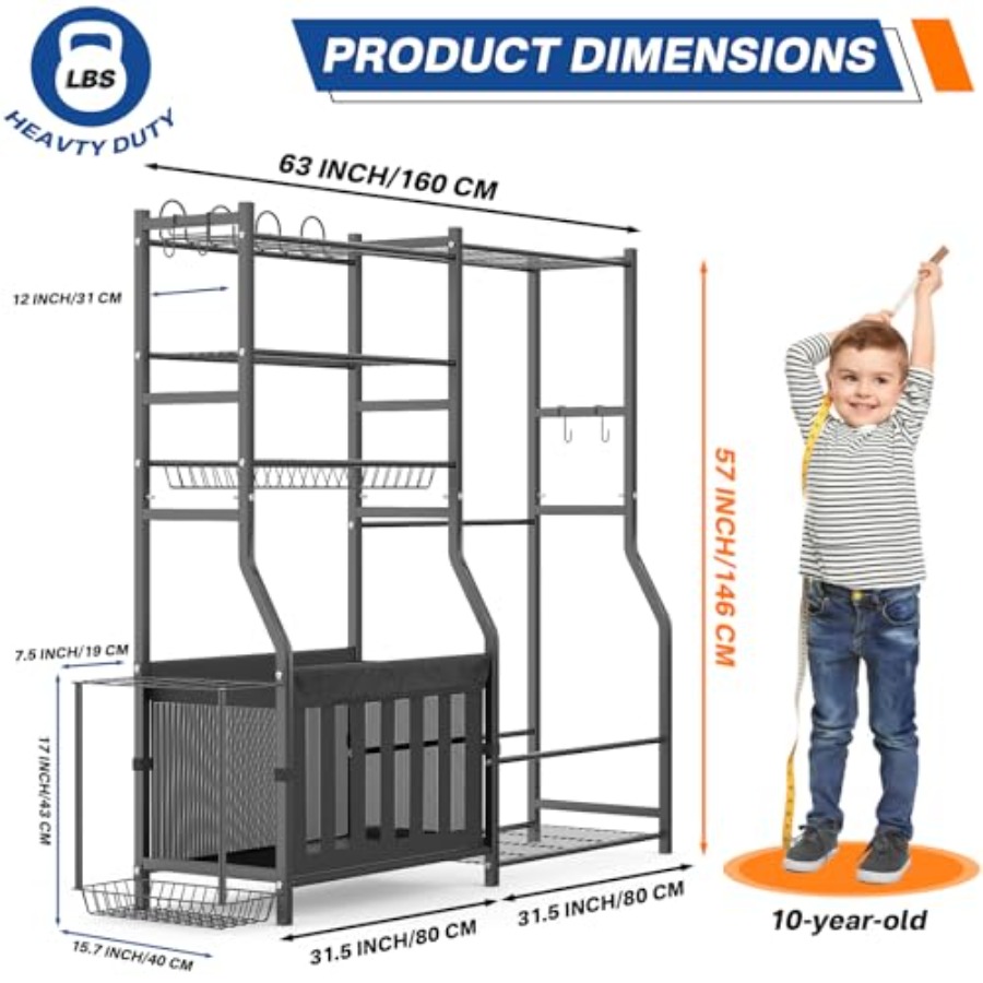 Heavy Duty Garage Sports Equip - Golf Equipment Rack 리뷰 및 가격